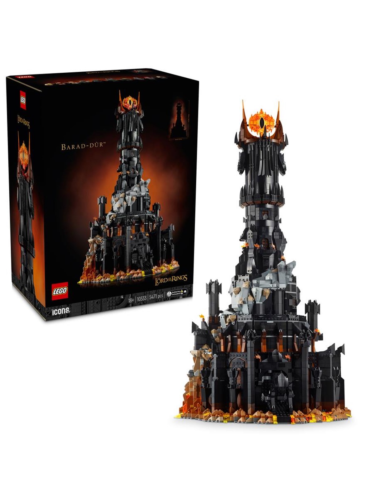 LEGO Icons 10333 Der Herr der Ringe: Barad-dûr