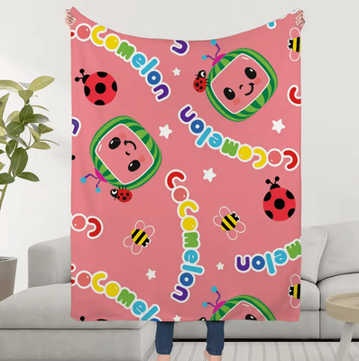Inspire Curations CoComelon Kids Plush Throw Blanket 4 gait125x150cm