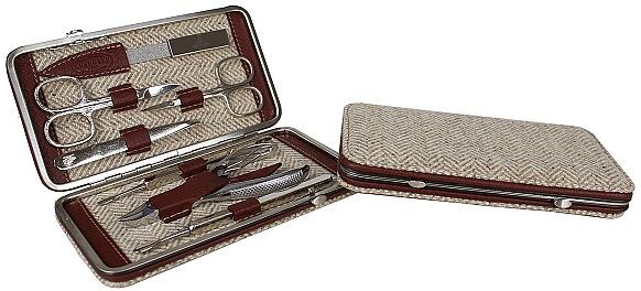 HAMMANN Ledermanikürset ( Tweed / 7 teilig )  EG