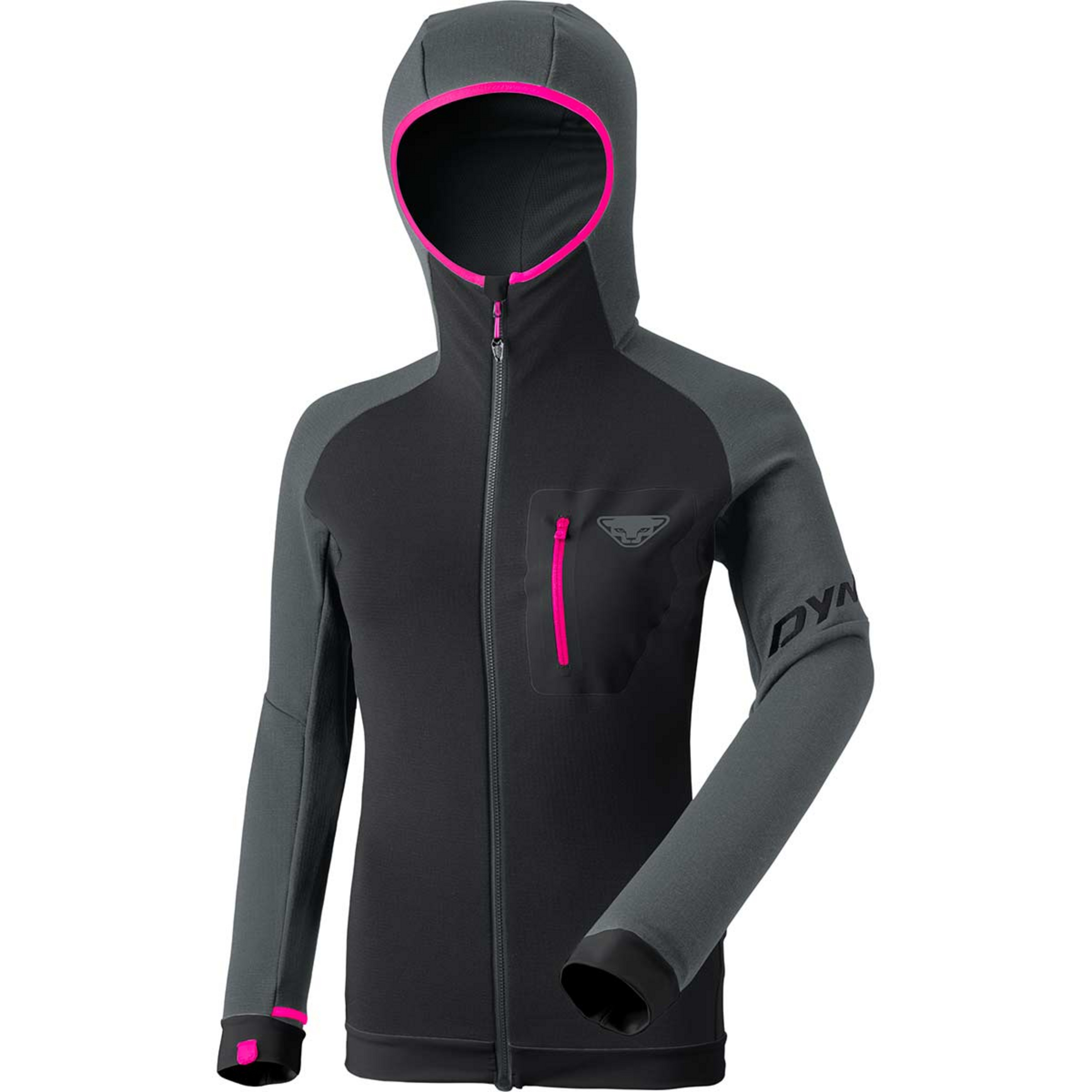 Dynafit Radical PTC Damen Fleecejacke grau Größe S Trekking Widerstandsfähig Wasserabweisend