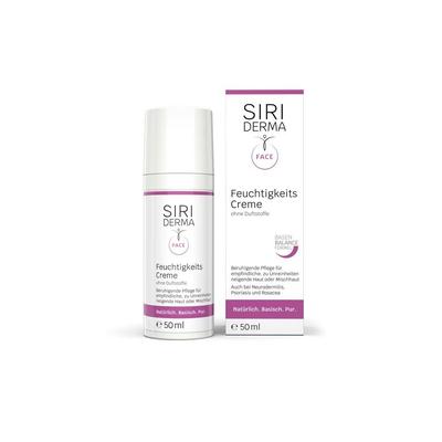 Siriderma Feuchtigkeits Creme ohne Duftstoffe 50 ml