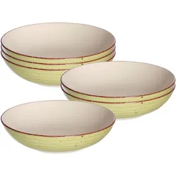 SUPPENSCHALEN Happy grün ø 20,5 cm 6er Set