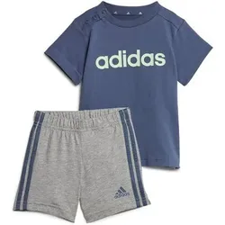 ADIDAS Kinder Sportanzug Essentials Lineage Organic Cotton und Set, Größe 74 in Grau Grau