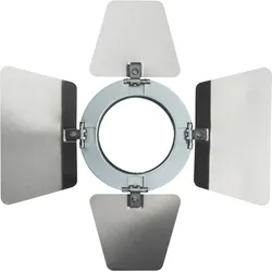 Showtec Barndoor for Parcan 20 Schwarzes vierflügeliges Aluminium-Flügeltor