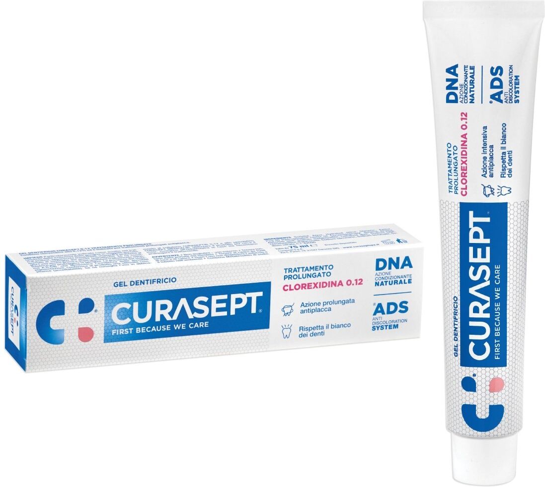 Curasept dentifricio 0,12 1 tubo 75ml ADS + DNA