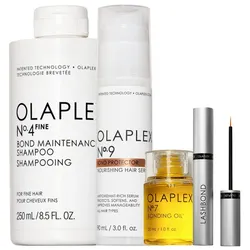 314.5ml Olaplex Bonding Routine Set (No.4FINE 250ml + No.7 30ml + No.9 90ml + LASHBOND™ Serum 4,5ml)