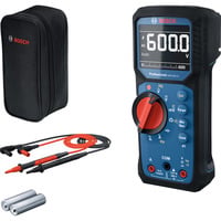 Digitales Multimeter GDM 600-15 Professional, Messgerät blau/schwarz, 2x Batterien, Tasche