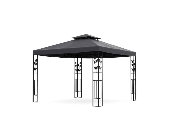 Gartenpavillon ZEN 3 x 3 m anthrazit