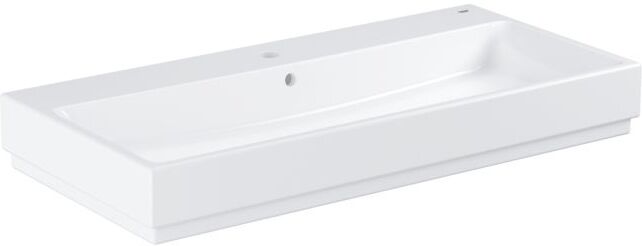 Grohe Cube Keramik Waschtisch 3938600H 100cm, 1 Hahnloch mit Überlauf, alpinweiß PureGuard