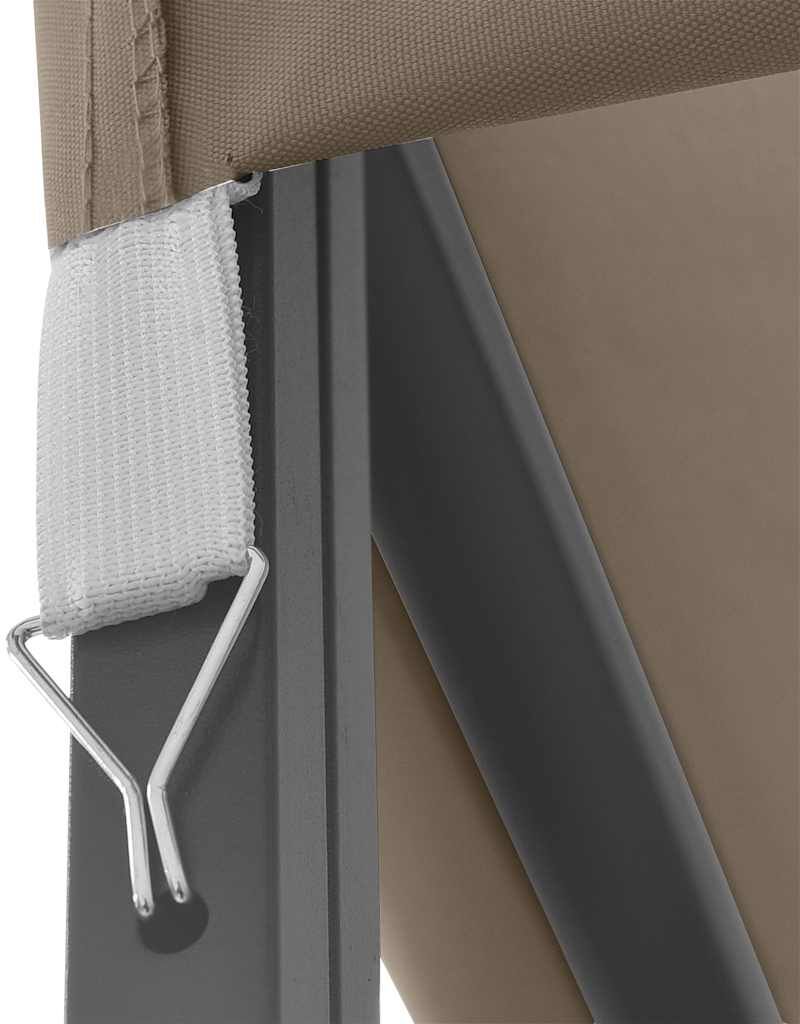 vidaXL Belvédère 4x3 m Taupe