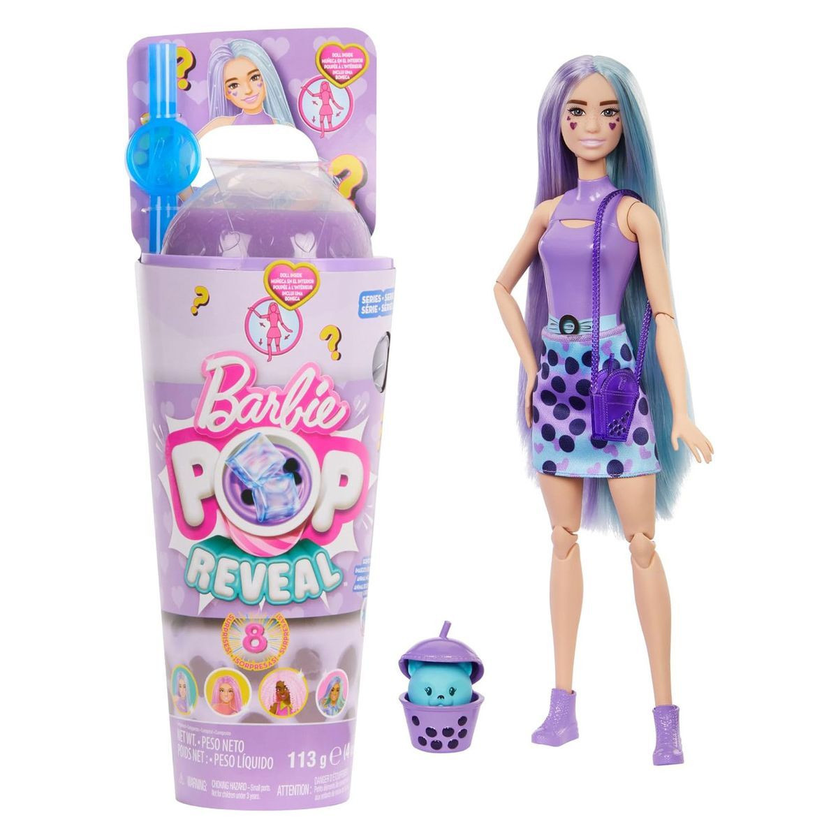 Mattel Barbie Pop! Reveal Bubble Tea Serie - Taro Melk