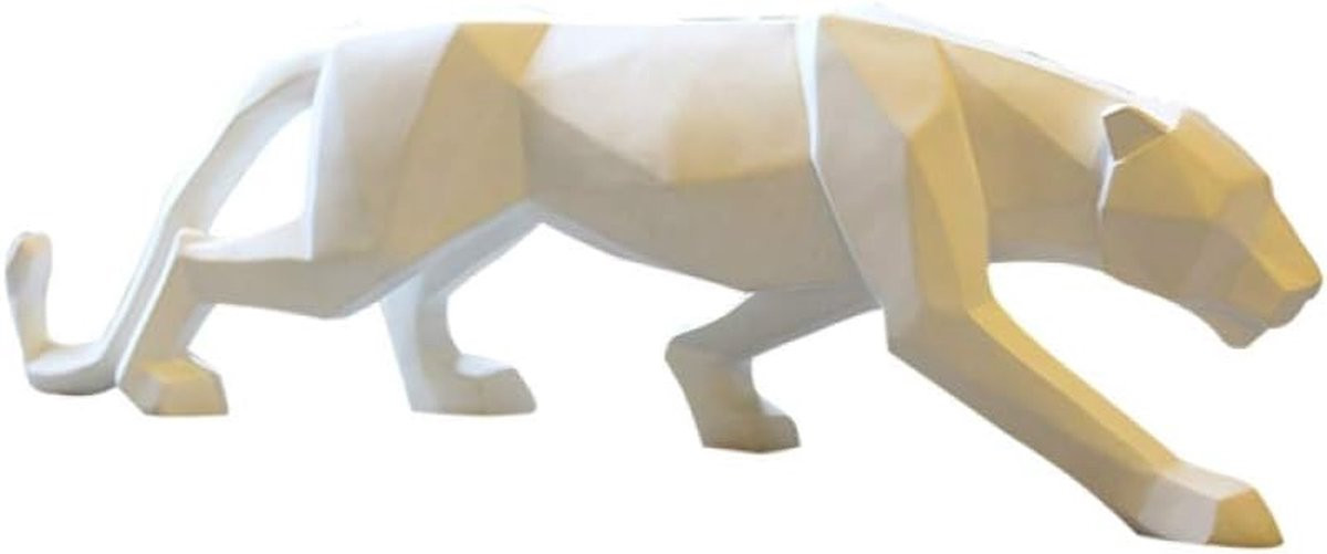 Goud geometrisch decoratie standbeeld van hars voor op tafel