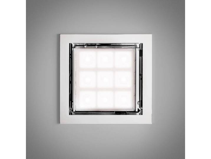 Artemide LED Deckenspot PAD80, weiß / opal, für Flurbereich, Aluminium, Design, LED Deckenleuchte