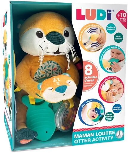 Peluche d'activités maman Loutre - Ludi