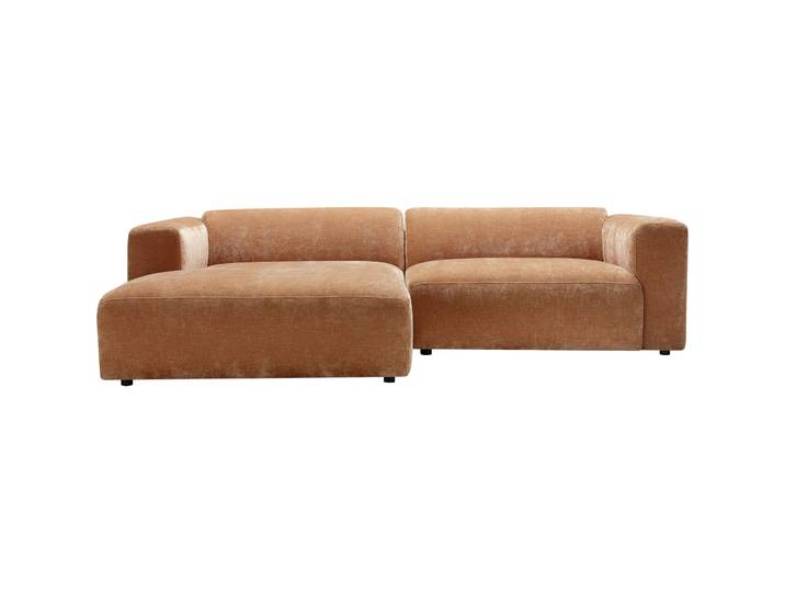 Ecksofa Emma Stoff Rost B 268 T 102 cm