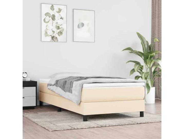 KTHLBRH Matratze Mittel Creme 80x160 cm Taschenfederkern Polyesterbezug, atmungsaktiv, stoßdämpfender Schaumstoff, langlebige Taschenfedern, mittelharte Stützkraft