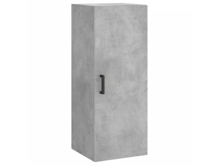 Helloshop26 Wandschrank, praktisches Design, 34,5 x 34 x 90 cm, aus Holz, Betongrau, 02_0048662