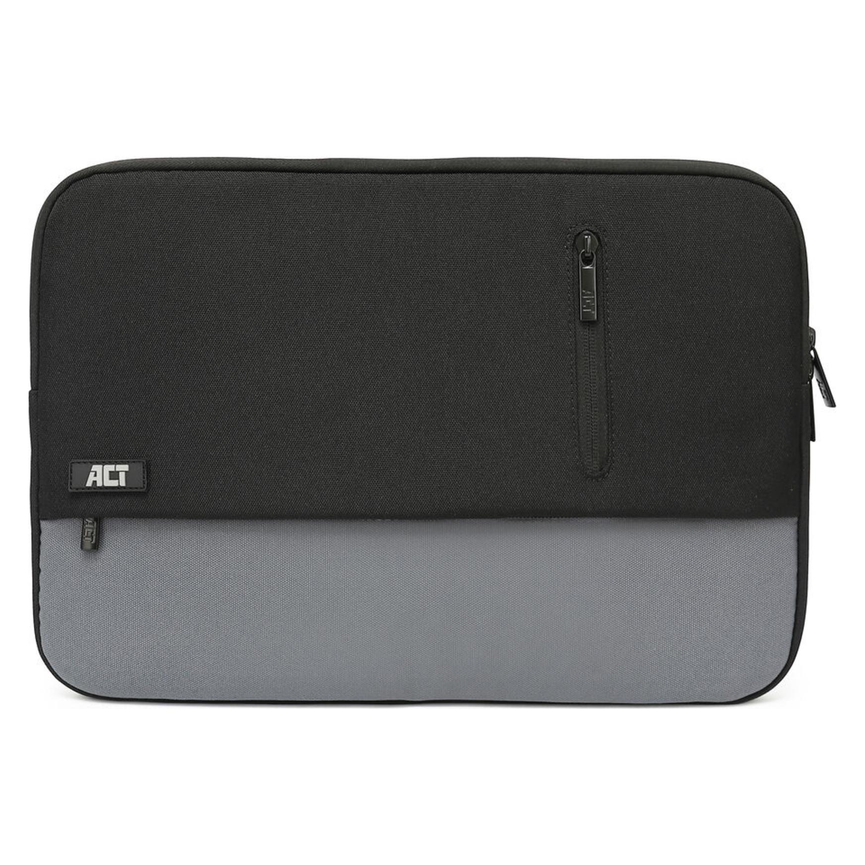ACT Urban laptop sleeve 15.6", black/grey (15.60", Universal) (AC8545)