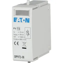 Eaton 176091 Überspannungsableiter-Einsatz, steckbar, 600V DC, 1p SPPVT2-06