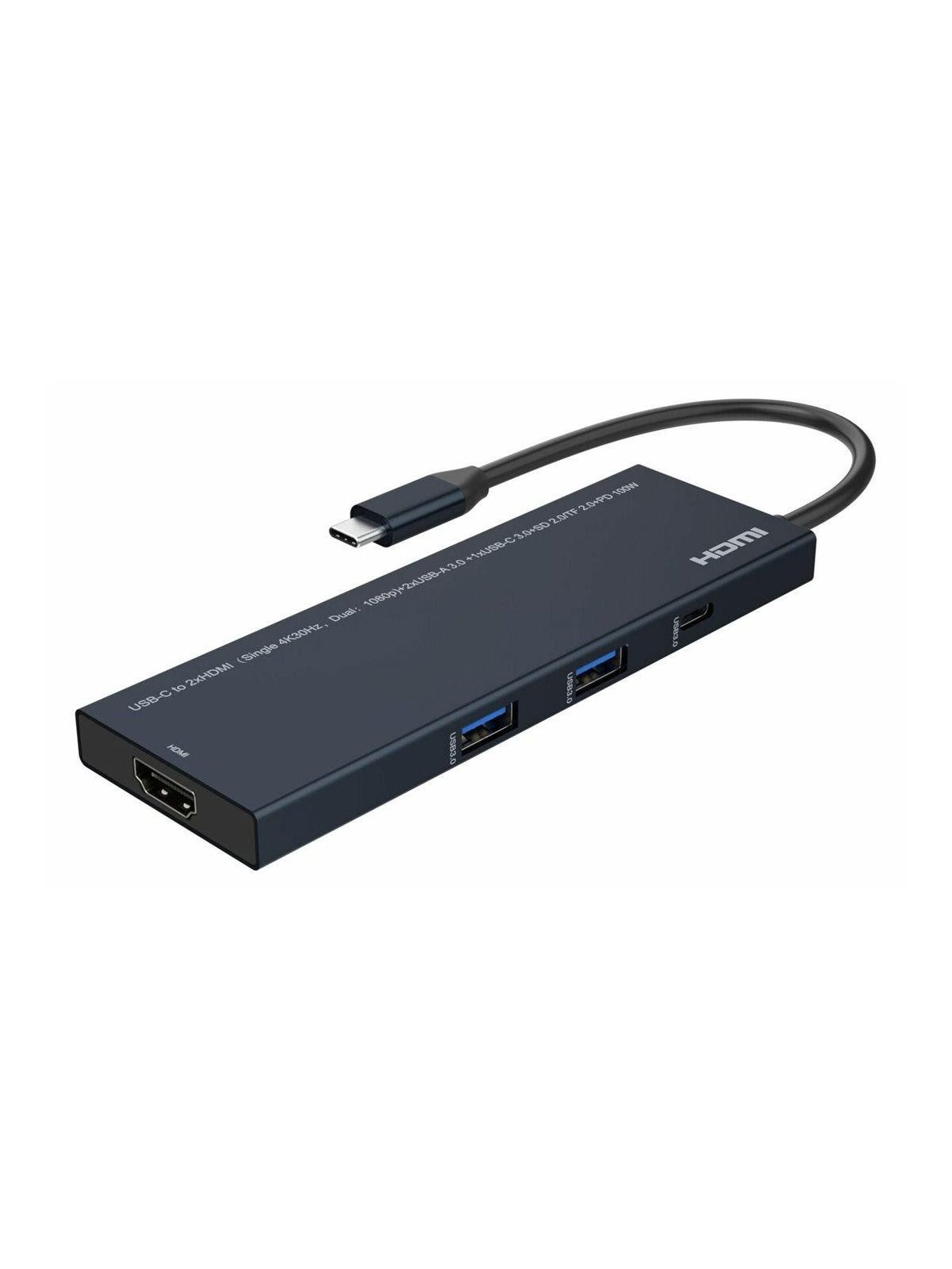 MicroConnect - docking station - USB-C - 2 x HDMI