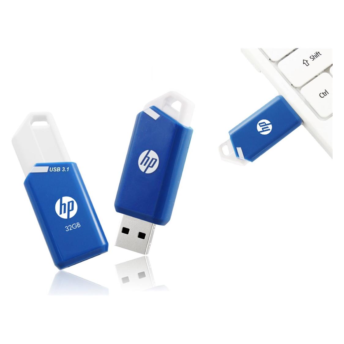 HP x755w 32GB USB 3.1 Stick 3er Pack (P) (32 GB, USB-A) (P-HPFD755W32X3-GE)