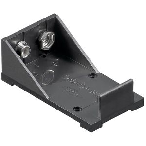 Goobay Batteriehalter 11995, für 1 x 9V Block Batterie, mit Lötfahne