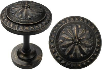 Urbnaest Set of 2 Colette Designer Décor Drapery Medallion Holdback