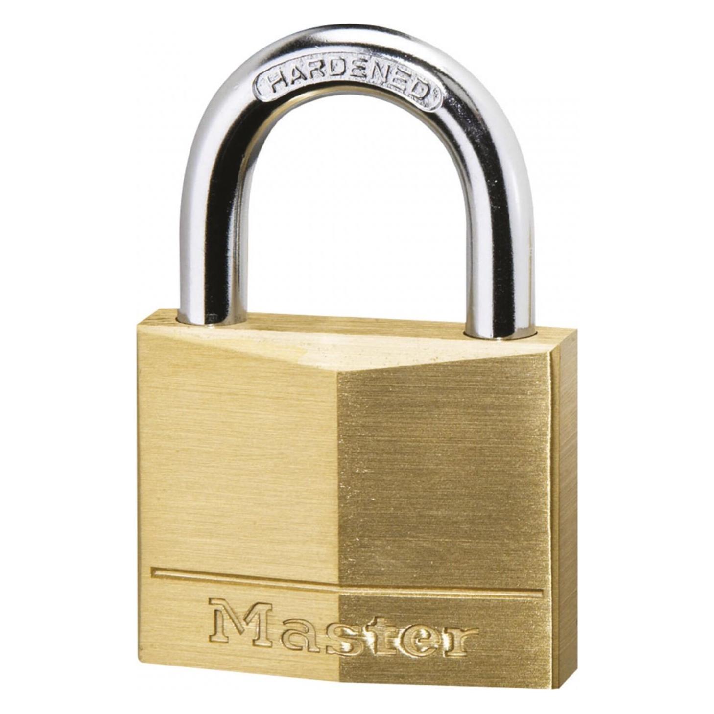 Master Lock breites Vorhngeschloss aus Massivmessing (140EURD)