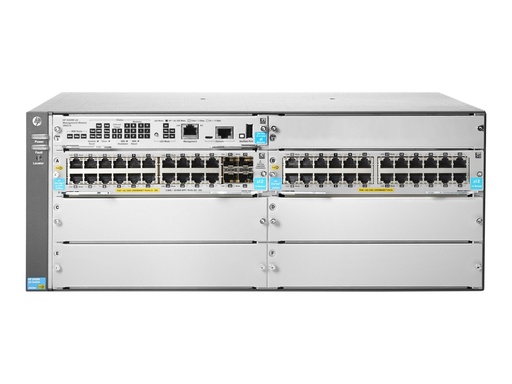 HPE Aruba 5406R 44GT PoE+ / 4SFP+ (No PSU) v3 zl2 - Switch - managed - 44 x 10/100/1000 (PoE+) (JL003A)