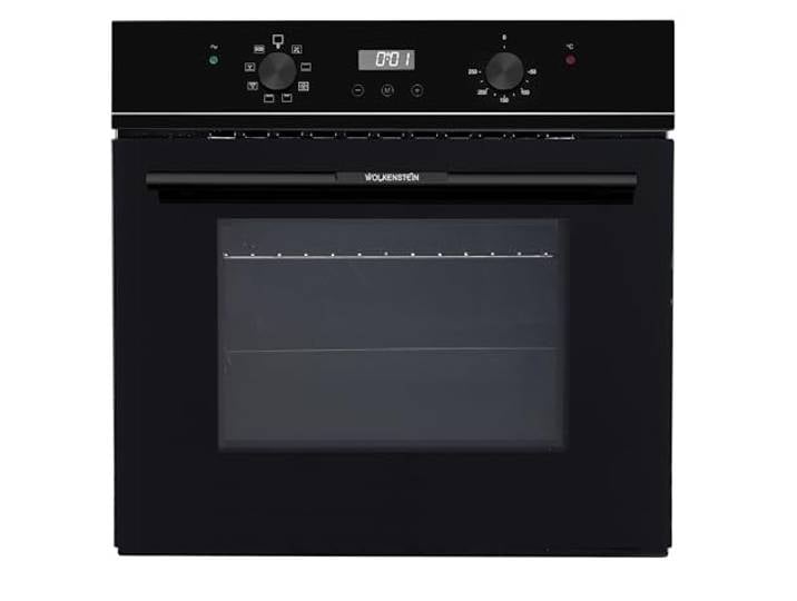 Wolkenstein Einbaubackofen WMO 80 XL-Garraum 62 Liter 8 Backofenfunktionen Eco-Funktion Grill- & Umluft-Funktion Inklusive Fettpfanne & Grillrost Energieeffizenzklasse A