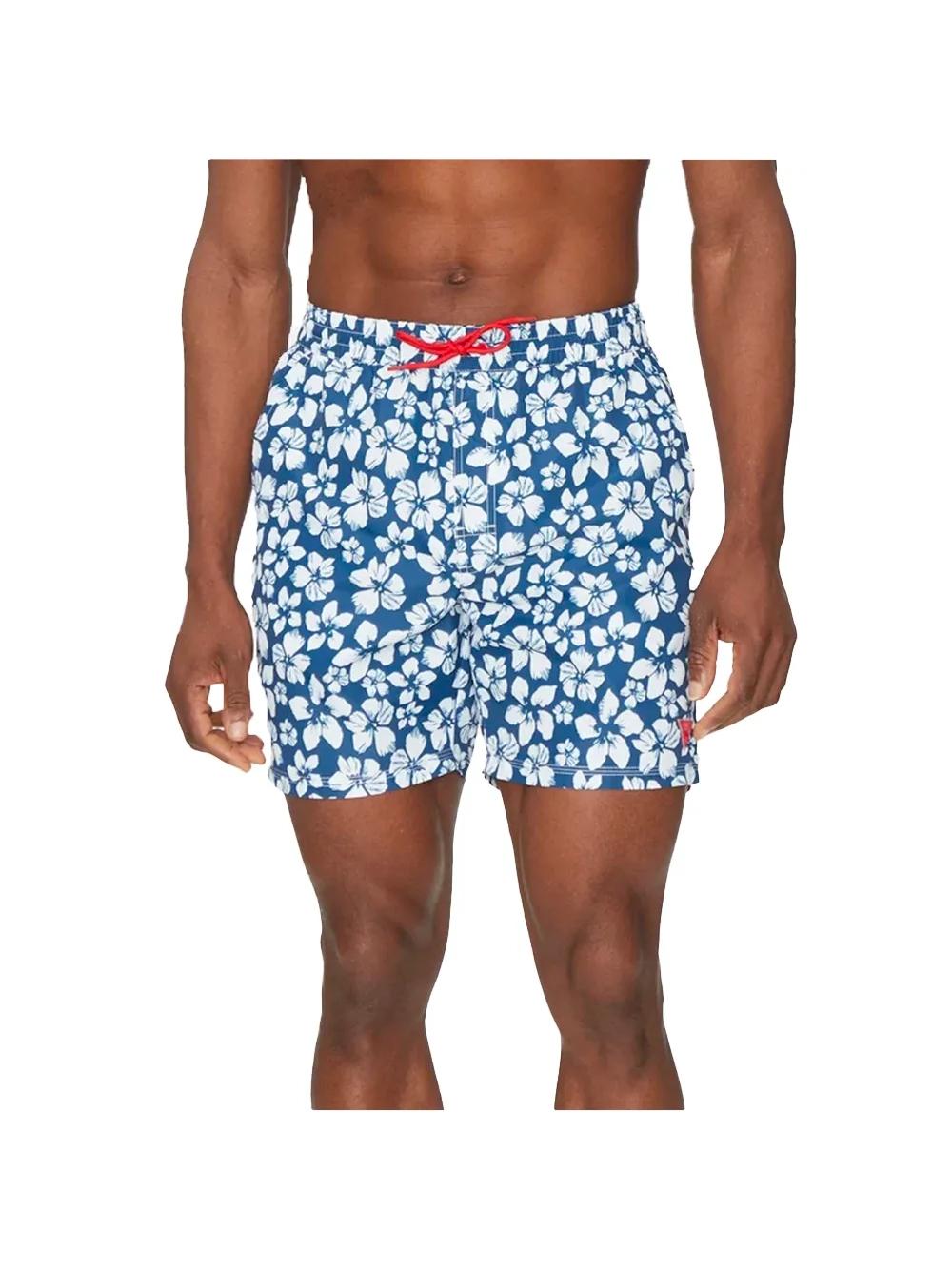 Guess herenzwempak met bloemenprint