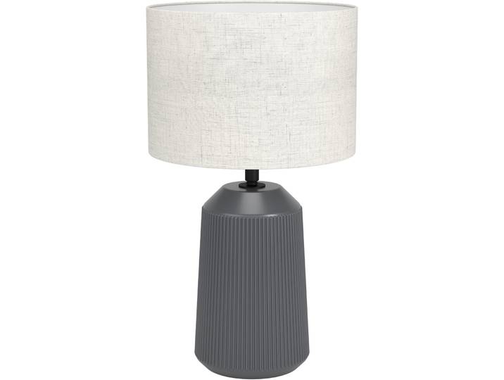 Eglo Tischlampe Capalbio Grau Keramik H 41 cm