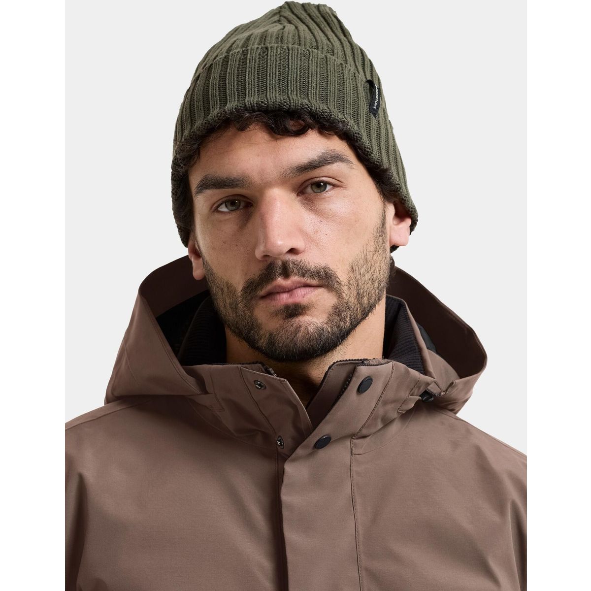 Didriksons Laken Beanie 3 deep green (300) One Size 505757300000