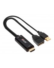 Club 3D Adapter HDMI 2.0> DP 1.2 4Ka60Hz HDR aktiv St/Bu retail Digital/Display/Video (CAC-1331)