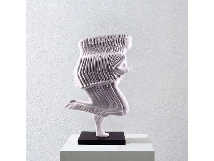Sculpture de personnage de dessin animé nuageux, artisanat abstrait de luxe pour salon, décorations d'intérieur, accessoires de décoration de bureau nordique, cadeaux