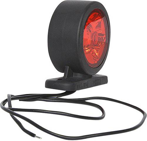 LED Umriss-Markierungsleuchte Offene Kabelenden seitlich, links, rechts 12 V, 24V Weiß