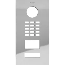 DoorBird D2101V Frontblende – Chrom-Optik (PVD)