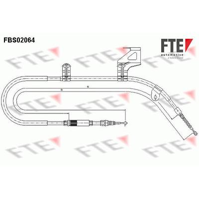 Fte Seilzug, Feststellbremse [Hersteller-Nr. 9250066] für VW