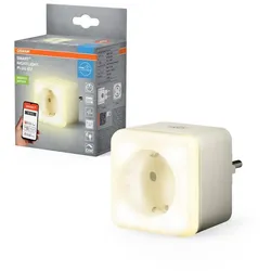OSRAM SMART+ WIFI Steckdose mit Nachtlicht IP20-Schutz - für Integration von Geräten ins Smart Home und Sicherheit
