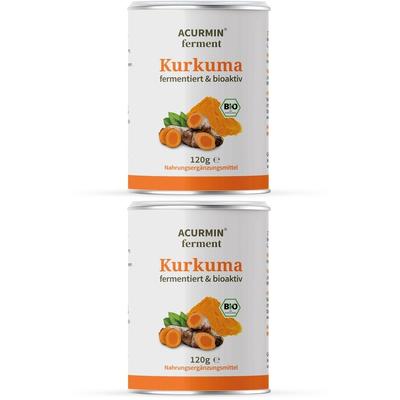 Acurmin Ferment Kurkuma Bio 2x 2x120 g Pulver