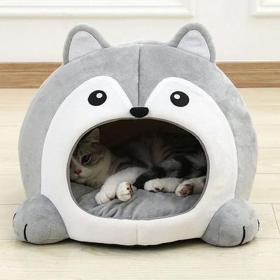 Uplifted Finds Soft Cat Bed And Small Dog Lounger With Cushion And Tent Design l