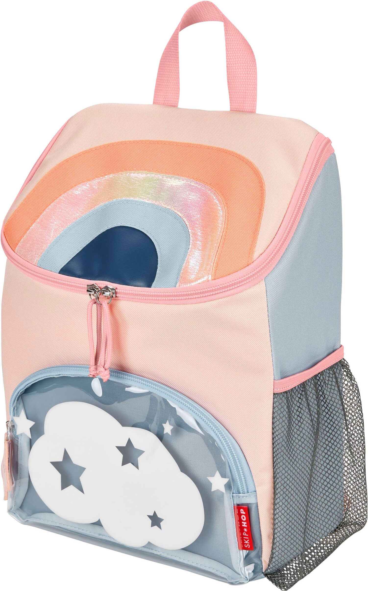 Kinderrucksack SKIP HOP "Spark Style Regenbogen, gross", Kinder, Gr. B/H/T: 26,7cm x 35,6cm x 12,7cm, bunt, Polyester, Rucksäcke Kinderrucksack bunt B/H/T: 26,7cm x 35,6cm x 12,7cm