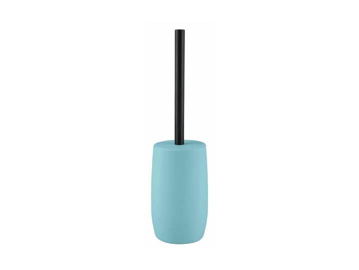 WC-Garnitur KLEINE WOLKE Daily , blau (türkis), B:9,9cm H:34cm, Bambus, Kunststoff, Reinigungsbürsten, WC-Garnitur