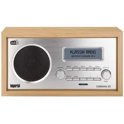 Imperial Dabman 30 (DAB, DAB+, KW), Radio, Braun, Silber