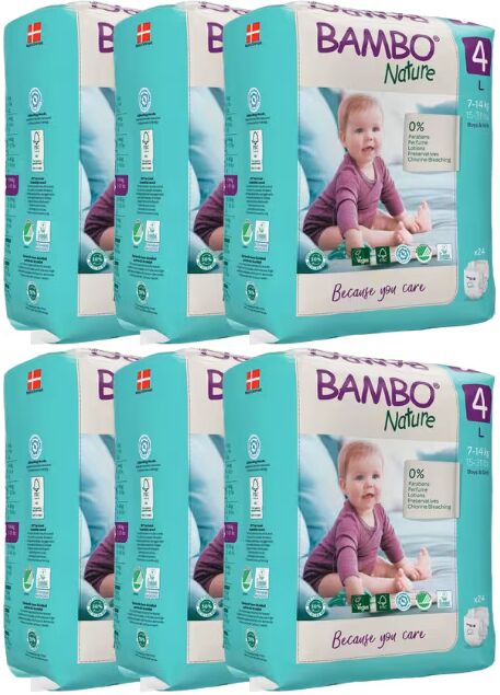 Bambo Nature 4 Pack 6x24 unidades