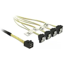Delock Mini SAS HD (50 cm, Mini-SAS), Interne Kabel (PC)