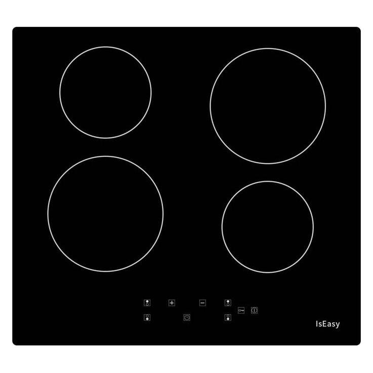 IsEasy T4-04 Elektrokochfeld (59 cm, Glaskeramik Kochfeld) (T4-04)