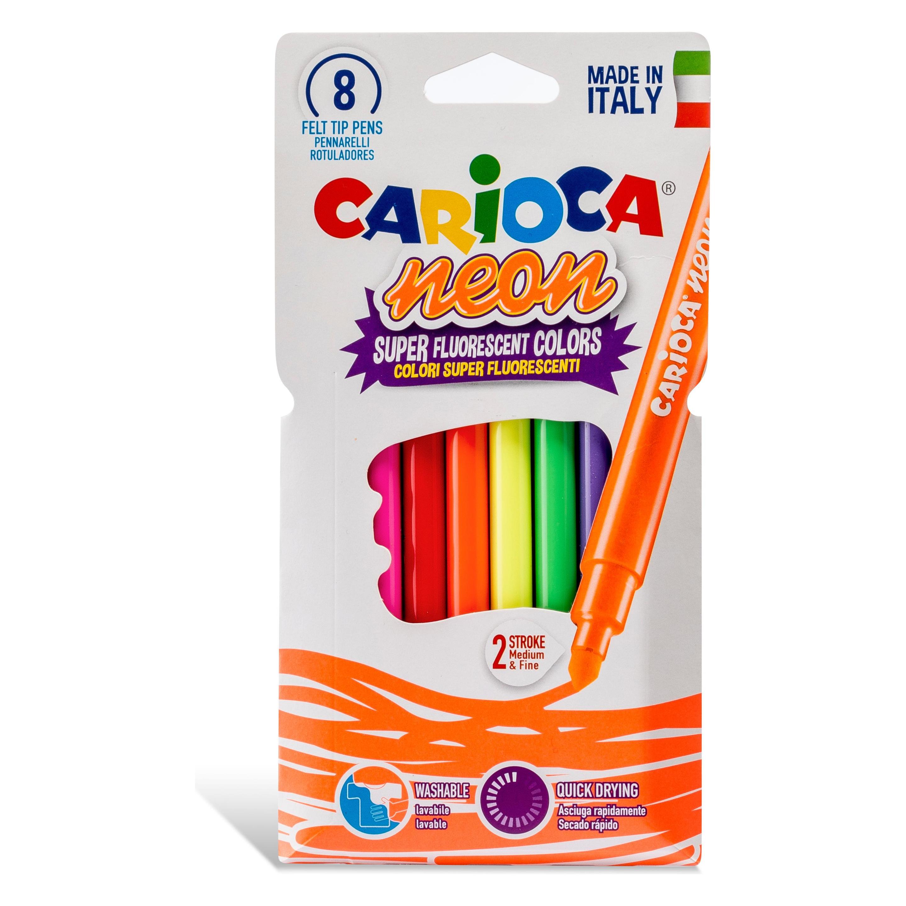 Carioca Fasermaler Neon (8x) (42785)