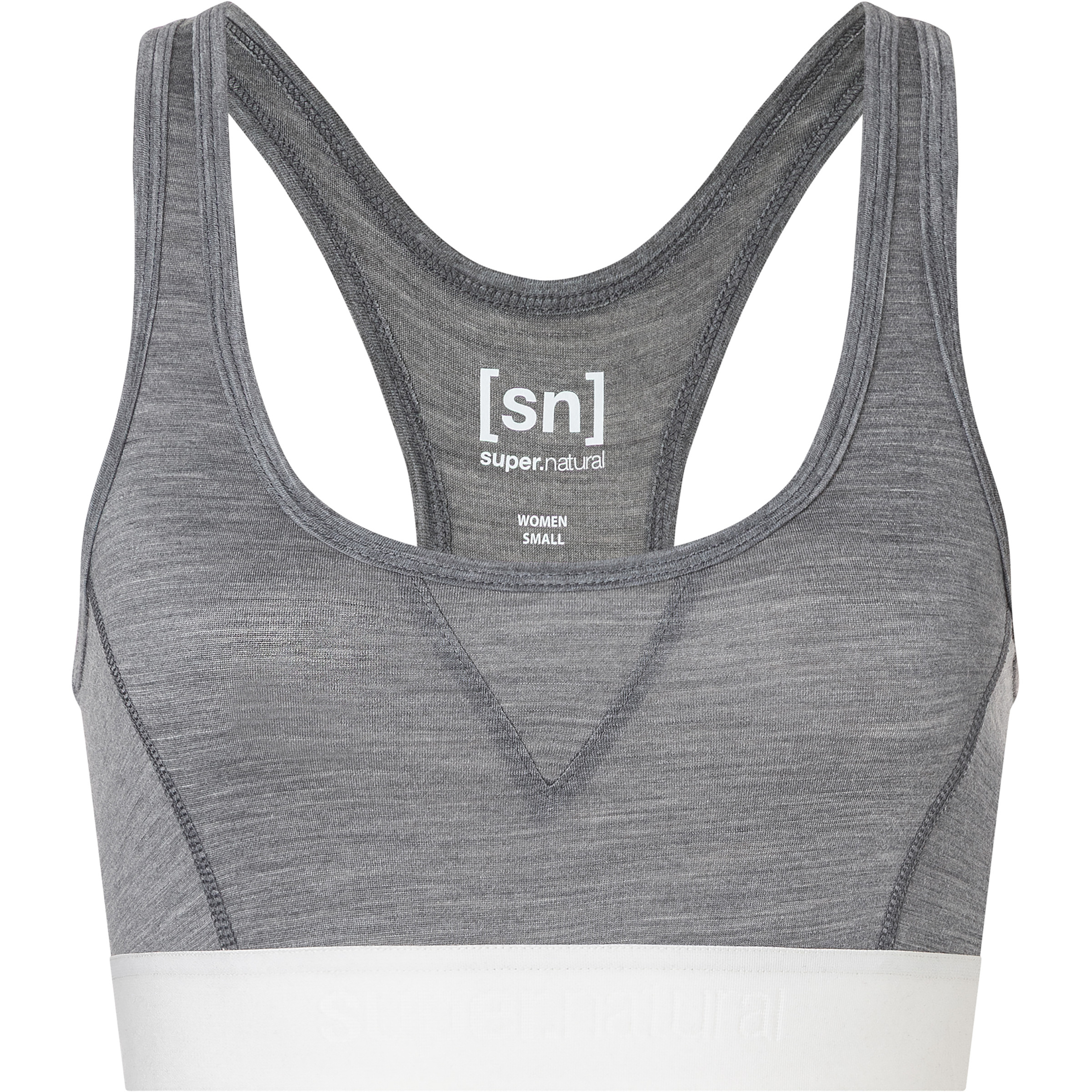 Super.Natural Bio Semplice Sport BH Damen Sport-BHs weiss Größe L Hautfreundlich Merinowolle