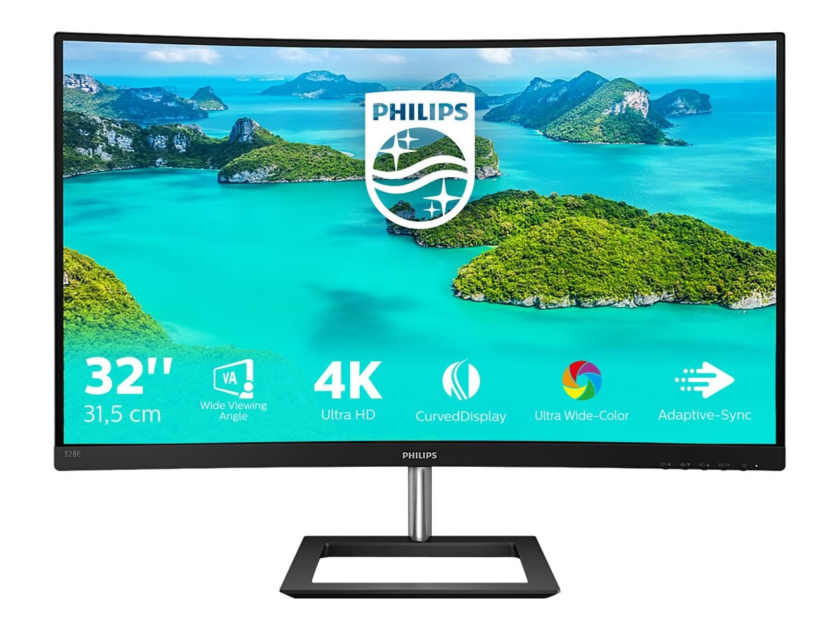Philips E-Line 328E1CA 31.5 Zoll 4K (UHD) Curved VA LED 16:9 60 Hz Monitor 328E1CA/00